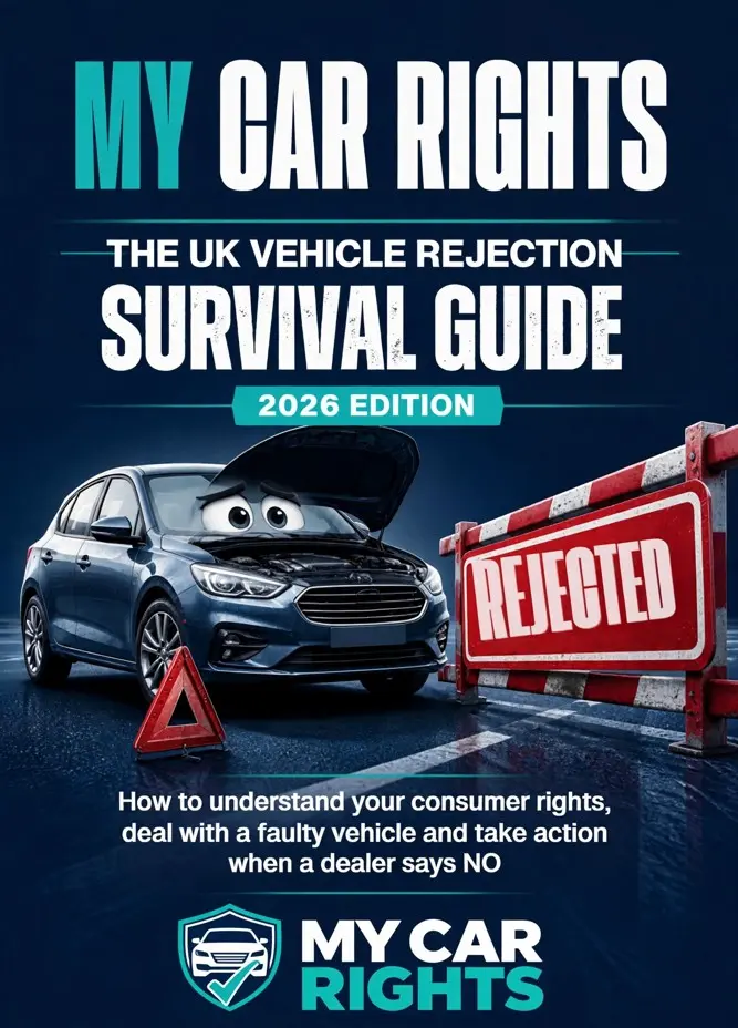 Cover of My Car Rights: The UK Vehicle Rejection Survival Guide, 2026 Edition